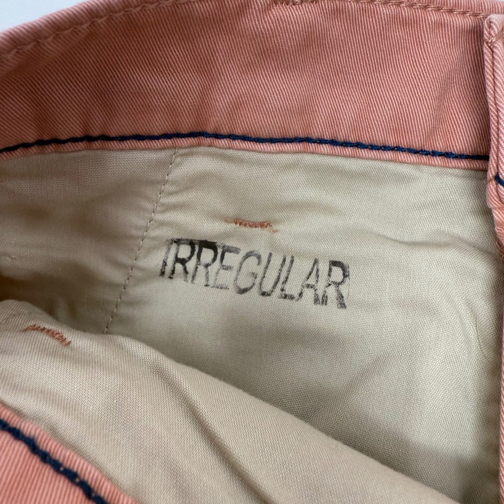 Levis XX Chino Shorts Mens 34 Authentic Fit‎ Dusty Rose Pink Cotton Twill - Picture 8 of 8